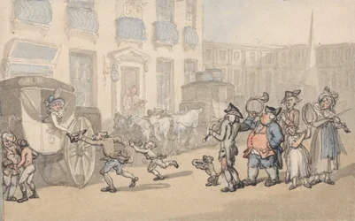 Les conforts de Bath - Arrivée des carrosses